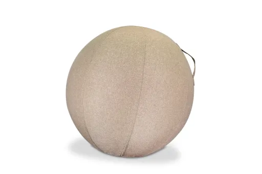 Cadeira, Bola Pilates Riva Office Zen Ball Cor Castanho