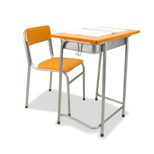 Pack Mesa Escolar MDF 600x400x750mm + Cadeira RIVA