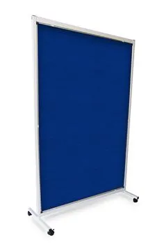 Biombo com Rodas 120x120 Forrado a Tecido - Bi Office