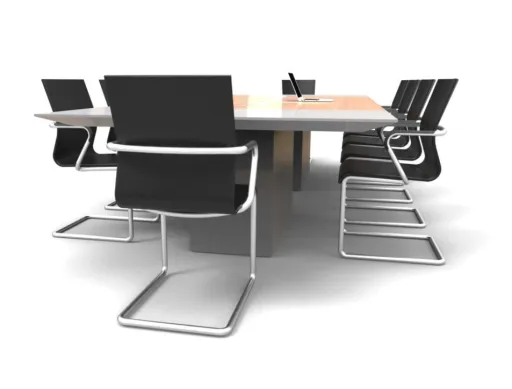 Mesa de Reunião Retangular 2000x1000x750mm - Core