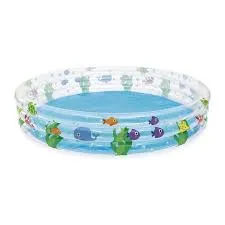 Piscina Insuflável 3 Anéis Deep Dive 183x33cm BESTWAY – Com Decoração Submarina