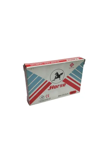 Almofada Carimbos Nº3 Horse Vermelho