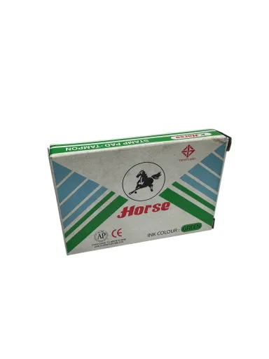 Almofada Carimbos Nº3 Horse Verde