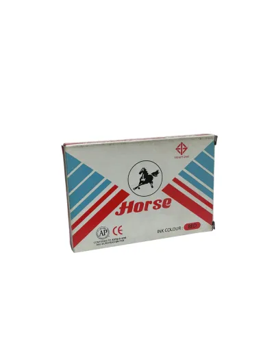 Almofada Carimbos Nº2 Horse Vermelho
