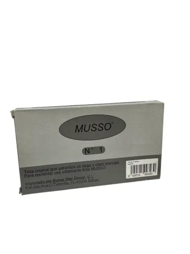 Almofada Carimbo Nº1 Preto Musso