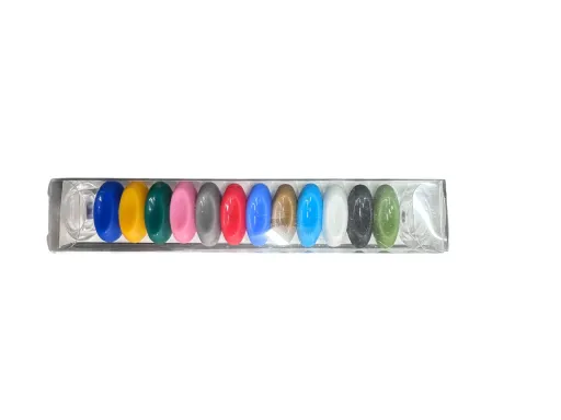 Identificador de Copos Multicolor Reutilizável para Eventos e Festas