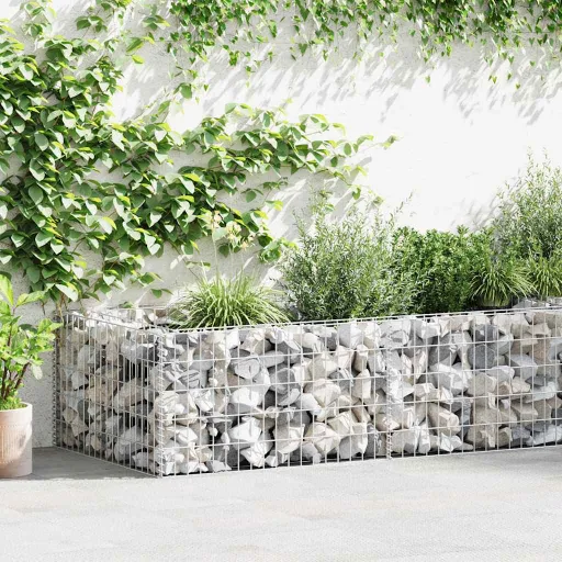Gabião para Plantas em Aço Galvanizado 180x90x50 cm