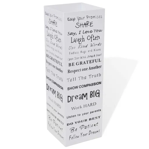 Suporte Guarda-Chuvas/de Armazenamento Quadrado Branco Aço 48,5 cm