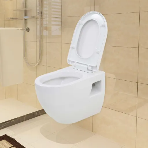 Sanita de Pendurar na Parede Cerâmica Branco