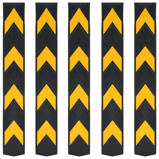 Faixas de Sinalização Refletoras   Borracha 80 cm  (5 pcs)