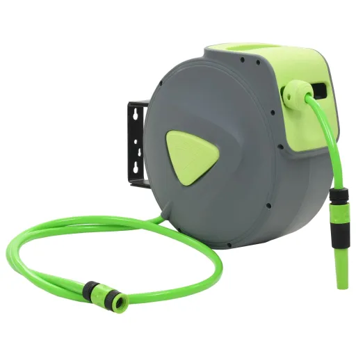 Enrolador Retrátil Automático de Parede p/ Mangueira 20 + 2 m