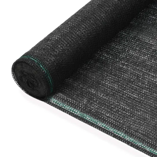 Rede de Ténis PEAD 1,2x50 m Preto