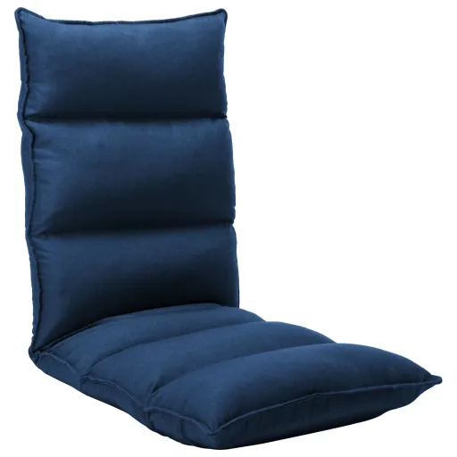 Colchão Dobrável Tecido Azul