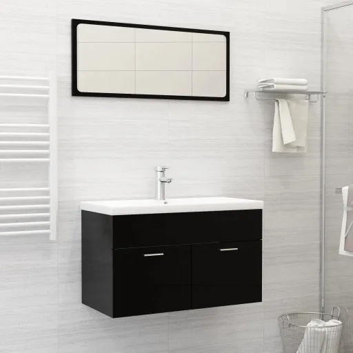 Lavatório Embutido c/ Torneira 81x39x18 cm Cerâmica Branco