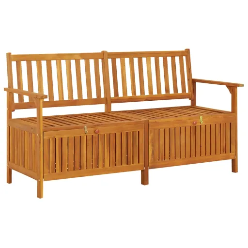 Banco de Arrumação 148 cm Madeira de Acácia Maciça