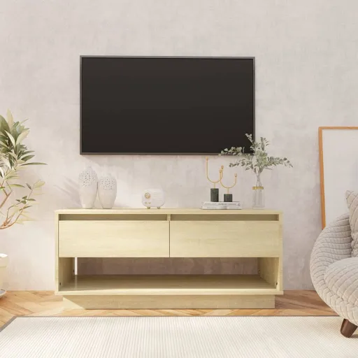 Móvel p/ TV Derivados de Madeira 102x41x44 cm Carvalho Sonoma