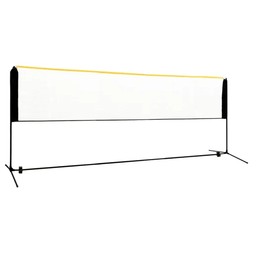 Rede de Badmínton Ajustável 400x103x94-158 cm Metal