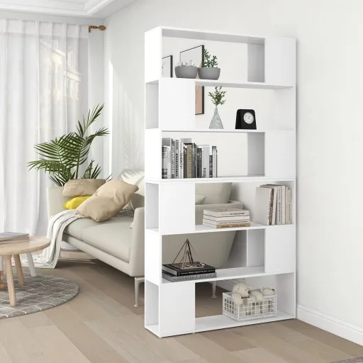Estante/Divisória 100x24x188 cm Branco