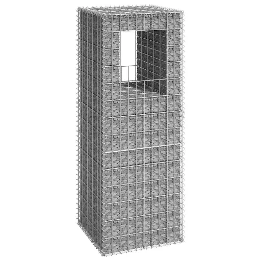 Poste/Cesto Gabião 50x50x140 cm Ferro