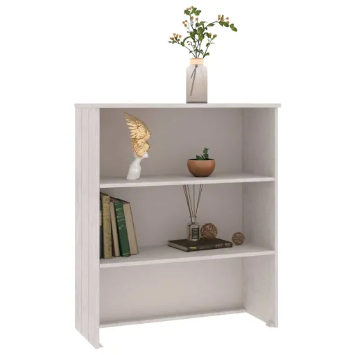 Topo p/ Armário Alto HAMAR 85x35x100 cm Pinho Maciço Branco