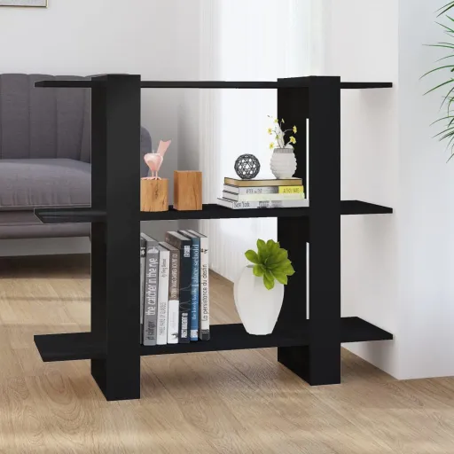 Estante/Divisória 100x30x87 cm Preto