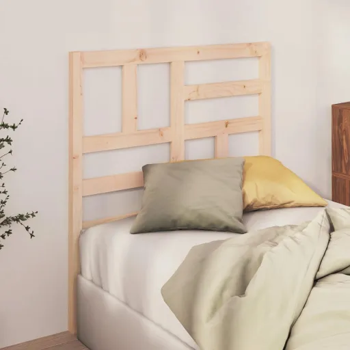 Cabeceira de Cama 106x4x104 cm Pinho Maciço