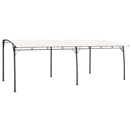 Toldo para-Sol de Jardim 6x3x2,55 m Cor Creme