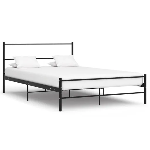 Estrutura de Cama 160x200 cm Metal Preto