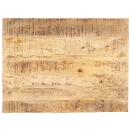 Tampo de Mesa Madeira de Mangueira Maciça 15-16 mm 80x60 cm