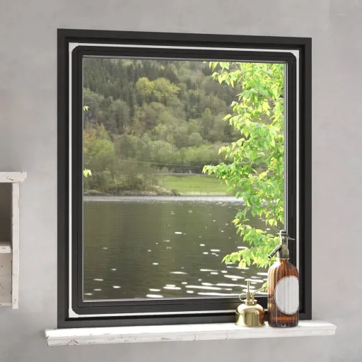 Tela Anti-Insetos Magnética para Janela 130x150 cm Branco