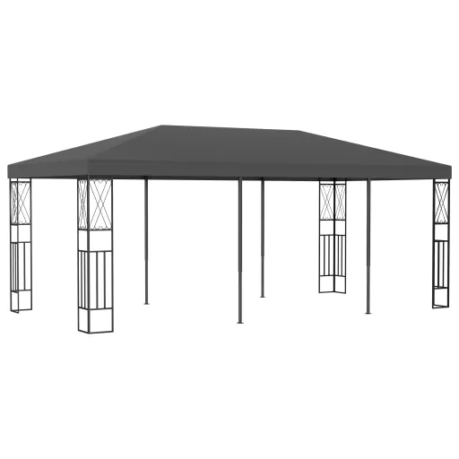 Gazebo 3x6 m Tecido Antracite