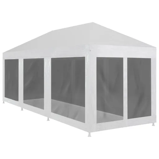 Tenda para Festas com 8 Paredes Laterais em Rede 9x3 m