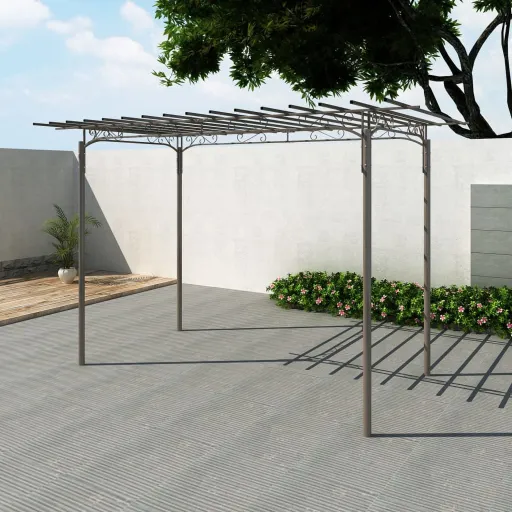 Treliça de Aço para Jardim