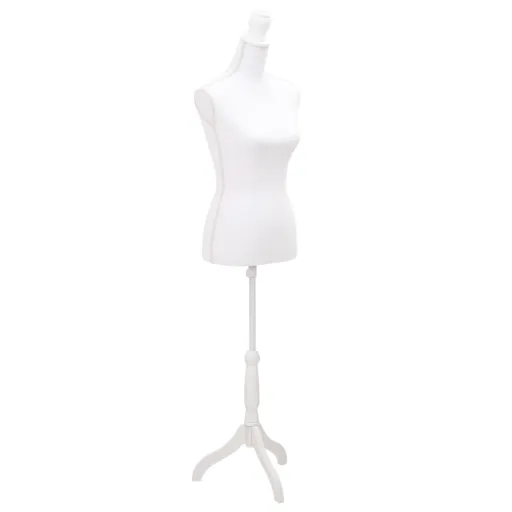 Busto Manequim de Senhora Branco