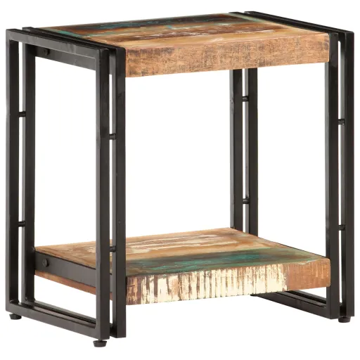 Mesa de Apoio 40x30x40 cm Madeira Recuperada Maciça