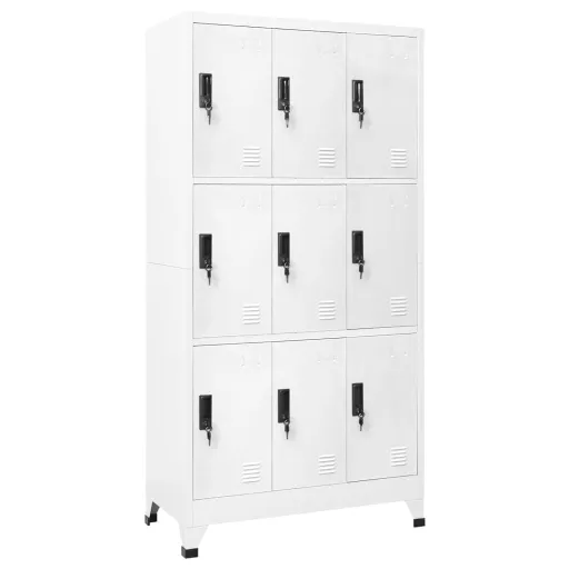 Cacifo Aço 90x45x180 cm Branco