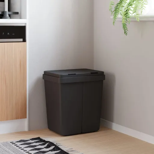 Caixote Duplo 2x25 L Antracite