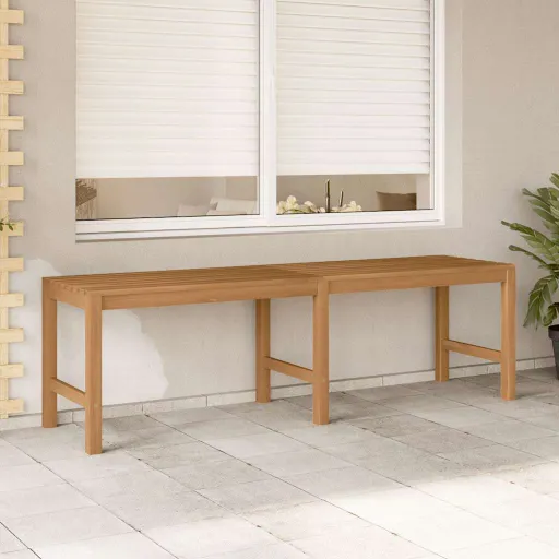 Banco de Jardim 150 cm Madeira de Teca Maciça
