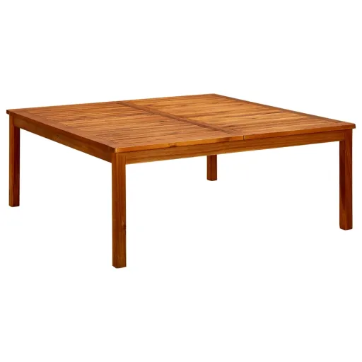 Mesa de Centro p/ Jardim 110x110x45 cm Madeira de Acácia Maciça