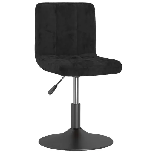 Cadeiras de Jantar Giratórias   Veludo Preto (2 pcs)