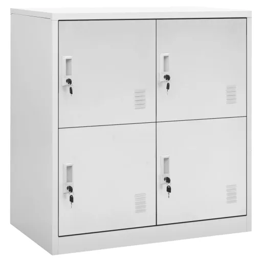 Cacifo 90x45x92,5 cm Aço Cinzento-Claro
