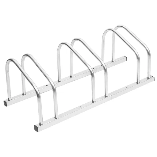 Suporte para 3 Bicicletas Aço Galvanizado