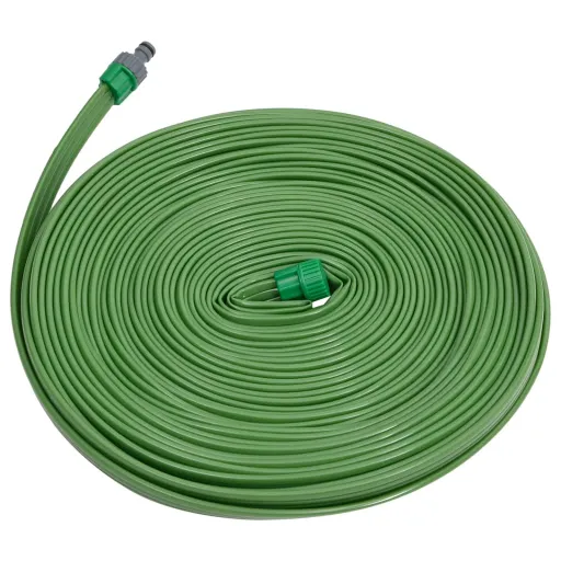 Mangueira Aspersora 3 Tubos 7,5 m PVC Verde