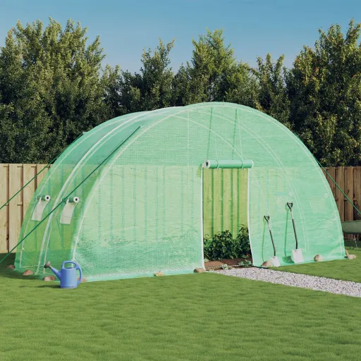 Estufa com Estrutura de Aço 12 m² 6x2x2,85 m Verde