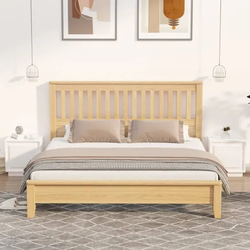 Mesas Cabeceira   44x35x45cm Deriv. Madeira Branco Brilhante (2 pcs)