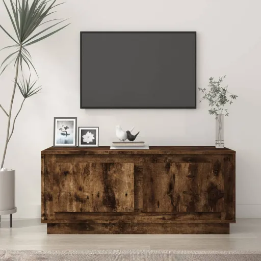 Mesa de Centro 102x50x44 cm Derivados Madeira Carvalho Fumado