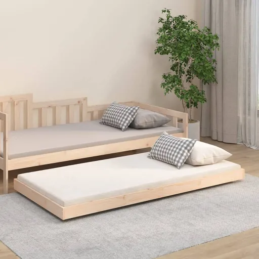 Cama Sem Colchão 90x190 cm Madeira de Pinho Maciça
