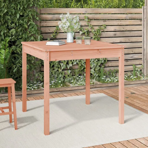 Mesa de Jardim 82,5x82,5x76 cm Madeira de Douglas Maciça