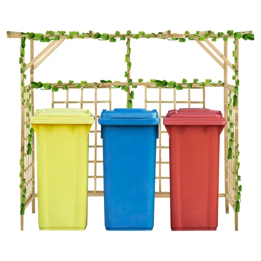 Pérgola Jardim p/ Caixotes Triplos Madeira de Pinho Impregnada