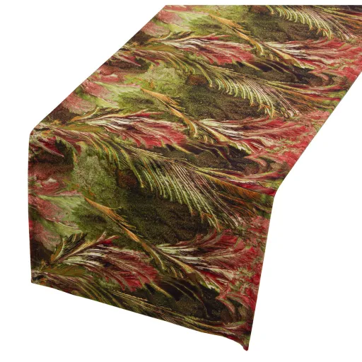Caminho de Mesa Alexandra House Living Multicolor Têxtil 33 x 180 cm